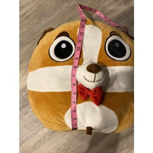 Classic￼ Toy Company￼ Dog Squish Plush Stuffed Animal Brown Squish 17” - Picture 5 of 8